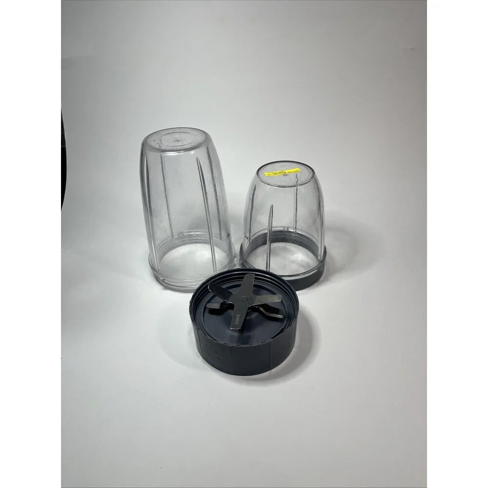 Replacement Blending Cups & Blade Compatible With Magic Bullet ,3 pieces
